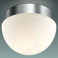 Светильник для ванной комнаты с арматурой хрома цвета, плафонами белого цвета Odeon Light 2443/1A