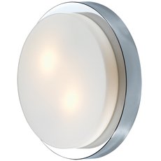 Светильник для ванной комнаты с арматурой хрома цвета, стеклянными плафонами Odeon Light 2746/2C