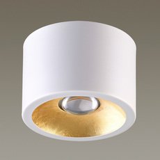 Точечный светильник с арматурой белого цвета, плафонами прозрачного цвета Odeon Light 3877/1CL