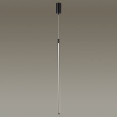 Светильник с металлическими плафонами чёрного цвета Odeon Light 4335/9LA