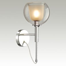 Бра с арматурой хрома цвета Odeon Light 4698/1W