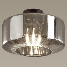 Светильник с стеклянными плафонами тонированного цвета Odeon Light 4746/1C