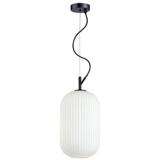 Светильник с арматурой чёрного цвета, плафонами белого цвета Odeon Light 4751/1
