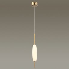 Светильник с арматурой бронзы цвета, плафонами белого цвета Odeon Light 4792/12L