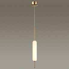 Светильник с арматурой бронзы цвета, плафонами белого цвета Odeon Light 4794/12L