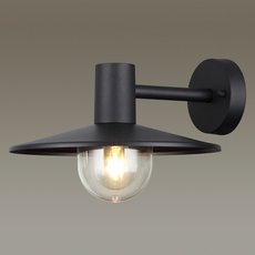 Светильник для уличного освещения с арматурой чёрного цвета Odeon Light 4833/1W
