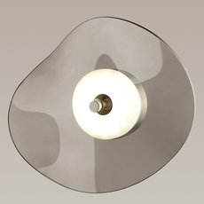 Бра с арматурой никеля цвета, стеклянными плафонами Odeon Light 4858/5WL