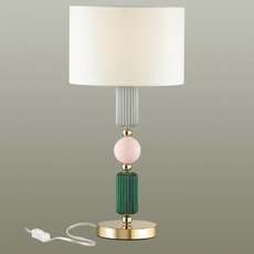 Настольная лампа с плафонами белого цвета Odeon Light 4861/1T