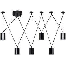 Светильник с арматурой чёрного цвета, пластиковыми плафонами Favourite 1441-6P
