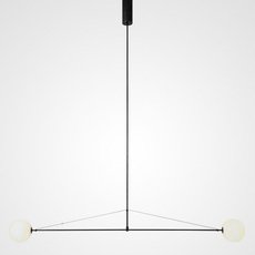 Светильник с стеклянными плафонами белого цвета Imperium Loft 140824-26