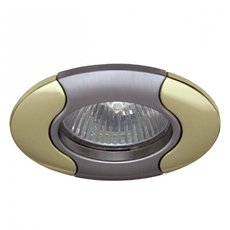 Точечный светильник с металлическими плафонами никеля цвета KANLUX AKRA CT-DS14SN/G (4786)