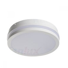Светильник для уличного освещения с пластиковыми плафонами белого цвета KANLUX BENO 18W NW-O-W (32940)