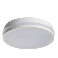 Светильник для уличного освещения с пластиковыми плафонами белого цвета KANLUX BENO 24W NW-O-W (33340)