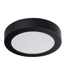 Точечный светильник с арматурой чёрного цвета, пластиковыми плафонами KANLUX CARSA V2LED 12W-WW-B (33535)