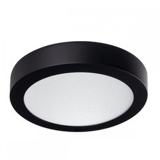 Точечный светильник с арматурой чёрного цвета, пластиковыми плафонами KANLUX CARSA V2LED 18W-WW-B (33539)