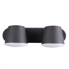 Светильник для уличного освещения с арматурой чёрного цвета, металлическими плафонами KANLUX DROMI LED EL-2 13W-GR (32531)