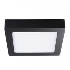 Точечный светильник с арматурой чёрного цвета, плафонами белого цвета KANLUX KANTI V2LED 12W-NW-B (33548)