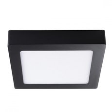 Точечный светильник с арматурой чёрного цвета, пластиковыми плафонами KANLUX KANTI V2LED 12W-WW-B (33551)