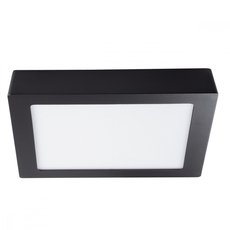 Точечный светильник с арматурой чёрного цвета, пластиковыми плафонами KANLUX KANTI V2LED 18W-WW-B (33555)