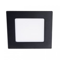 Точечный светильник с арматурой чёрного цвета, пластиковыми плафонами KANLUX KATRO V2LED 6W-WW-B (33564)
