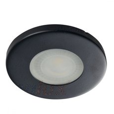Точечный светильник с арматурой чёрного цвета, стеклянными плафонами KANLUX MARIN CT-S80-B (32501)