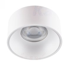 Точечный светильник с арматурой белого цвета, металлическими плафонами KANLUX MINI RITI GU10 W/W (27579)
