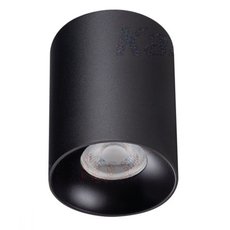 Точечный светильник с металлическими плафонами чёрного цвета KANLUX RITI GU10 B/B (27567)