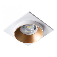 Точечный светильник с арматурой белого цвета, металлическими плафонами KANLUX SIMEN DSL W/G/W (29135)