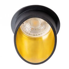 Точечный светильник с арматурой чёрного цвета KANLUX SPAG C B/G (27324)