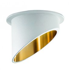 Точечный светильник с арматурой белого цвета, металлическими плафонами KANLUX SPAG C W/G (27325)