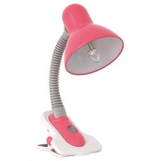 Настольная лампа с арматурой розового цвета KANLUX SUZI HR-60-PK (7153)