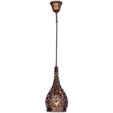 Светильник с арматурой коричневого цвета, металлическими плафонами Favourite 1668-1P