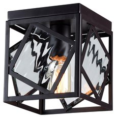 Светильник с арматурой чёрного цвета, стеклянными плафонами Favourite 1785-1U