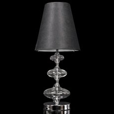 Настольная лампа с плафонами чёрного цвета LUMINA DECO 1113 BK