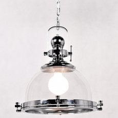 Светильник с арматурой хрома цвета, стеклянными плафонами LUMINA DECO LDP 119-300 CHR