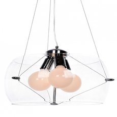 Светильник с плафонами прозрачного цвета LUMINA DECO LDP 6018-500 PR