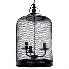 Светильник с арматурой чёрного цвета, плафонами чёрного цвета LUMINA DECO 039-L
