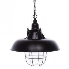 Светильник с металлическими плафонами чёрного цвета LUMINA DECO 11687 BK