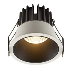 Точечный светильник с арматурой белого цвета, плафонами чёрного цвета DENKIRS DK4500-WB