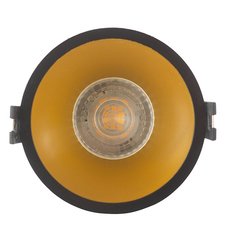Точечный светильник с арматурой чёрного цвета, пластиковыми плафонами DENKIRS DK3026-BG