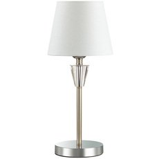 Настольная лампа с текстильными плафонами белого цвета Lumion 3733/1T