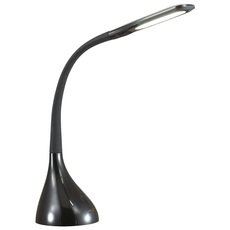 Настольная лампа с арматурой чёрного цвета, пластиковыми плафонами Lumion 3755/7TL