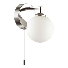 Светильник для ванной комнаты с арматурой хрома цвета, стеклянными плафонами Lumion 4565/1W