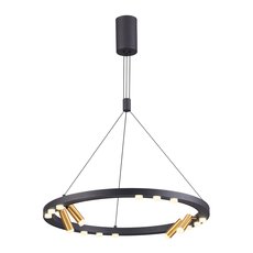 Светильник с арматурой чёрного цвета, металлическими плафонами Odeon Light 3918/48L