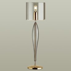 Настольная лампа с арматурой золотого цвета, стеклянными плафонами Odeon Light 4850/1T