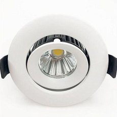Точечный светильник с арматурой белого цвета Elvan VLS-006R-7W-WW-Wh