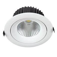 Точечный светильник с арматурой белого цвета, металлическими плафонами Elvan VLS-006R-12W-NH-Wh