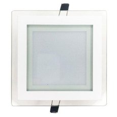 Точечный светильник с арматурой белого цвета Elvan VLS-705SQ-12W-WW-Wh