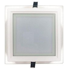 Точечный светильник с арматурой белого цвета Elvan VLS-705SQ-18W-WW-Wh