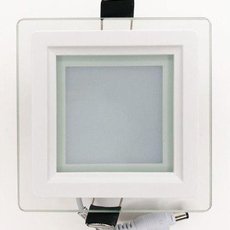 Точечный светильник с арматурой белого цвета Elvan VLS-705SQ-6W-WW-Wh